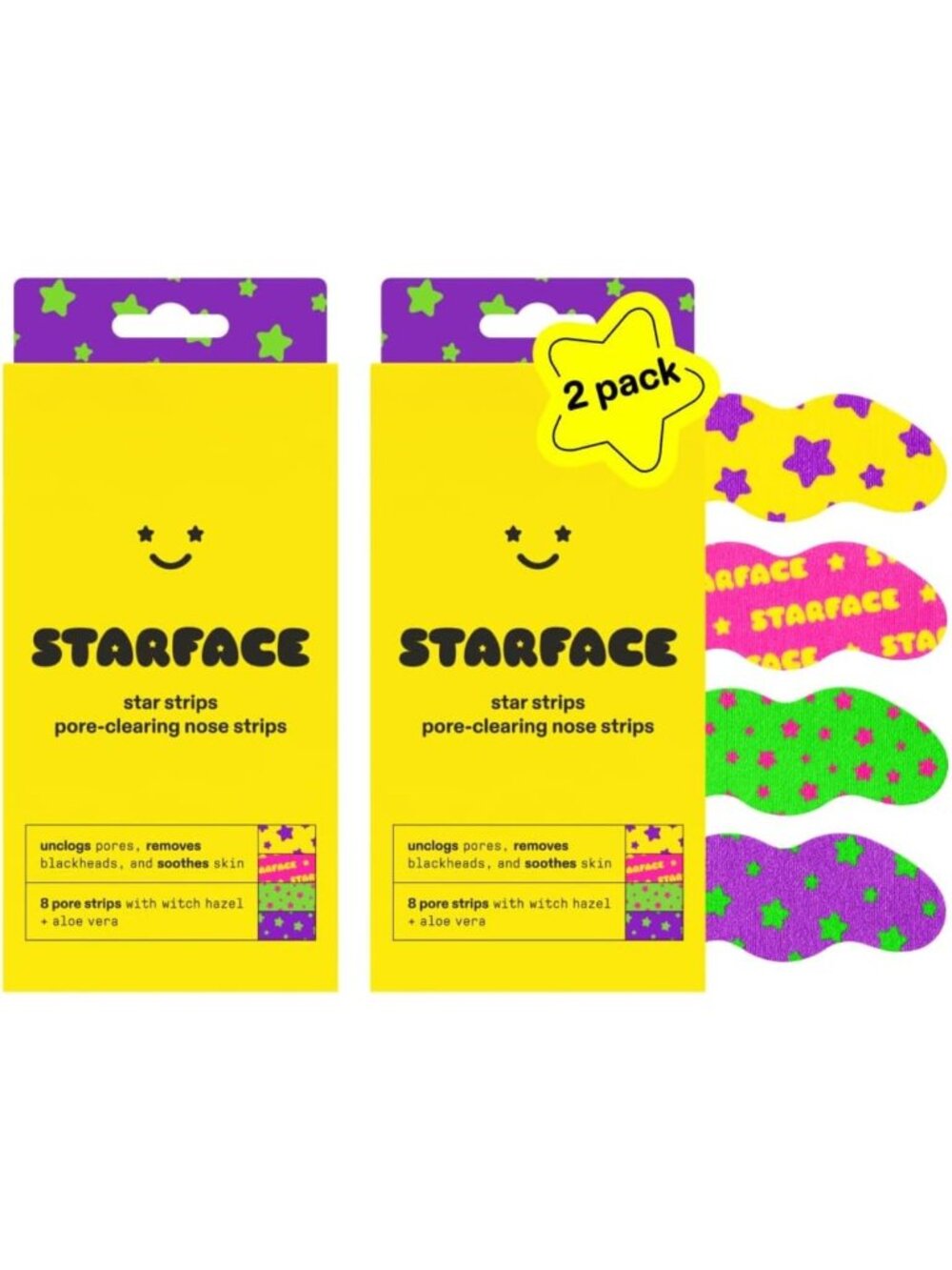 Deep Cleansing Pore Strips for Nose - 16 ct (2 Pack) | Fragrance-Free